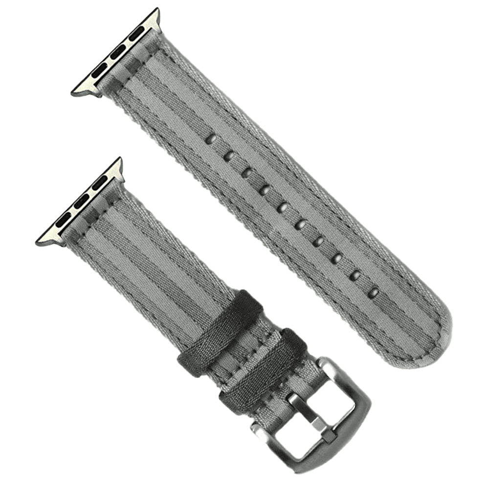 Alpha2 Band - For Apple Watch - Silver Fox - BluShark Straps