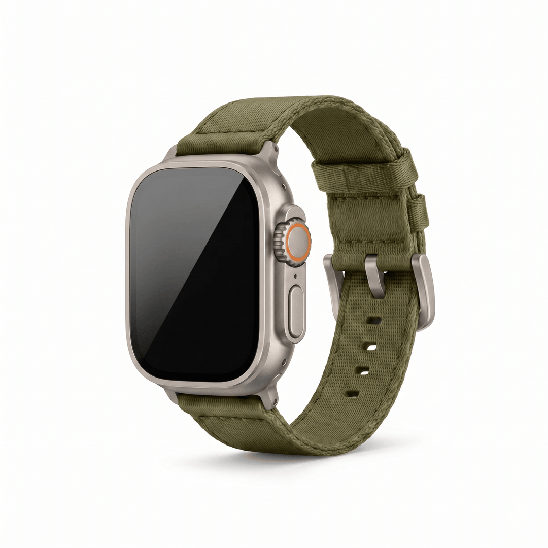 Alpha2 Band - For Apple Watch ULTRA - Army Green - BluShark Straps