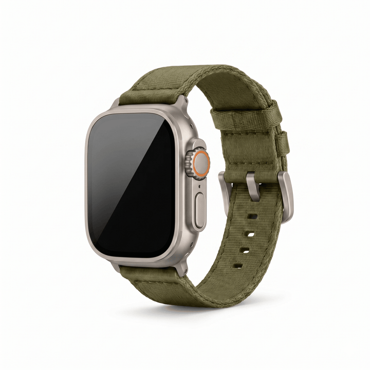 Alpha2 Band - For Apple Watch ULTRA - Army Green - BluShark Straps