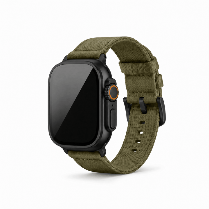 Alpha2 Band - For Apple Watch ULTRA - Army Green - BluShark Straps