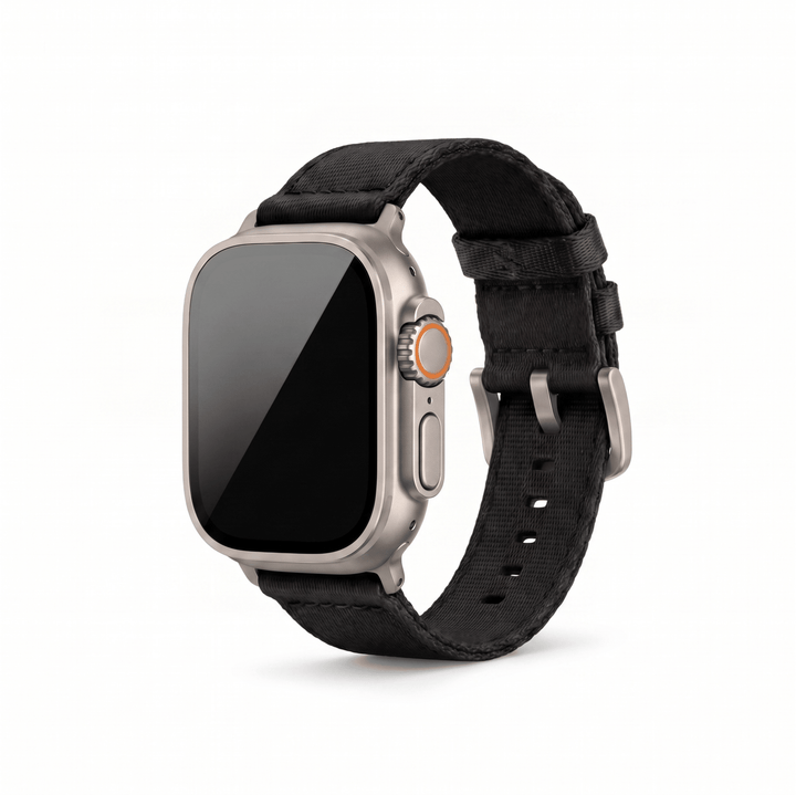 Alpha2 Band - For Apple Watch ULTRA - Black - BluShark Straps