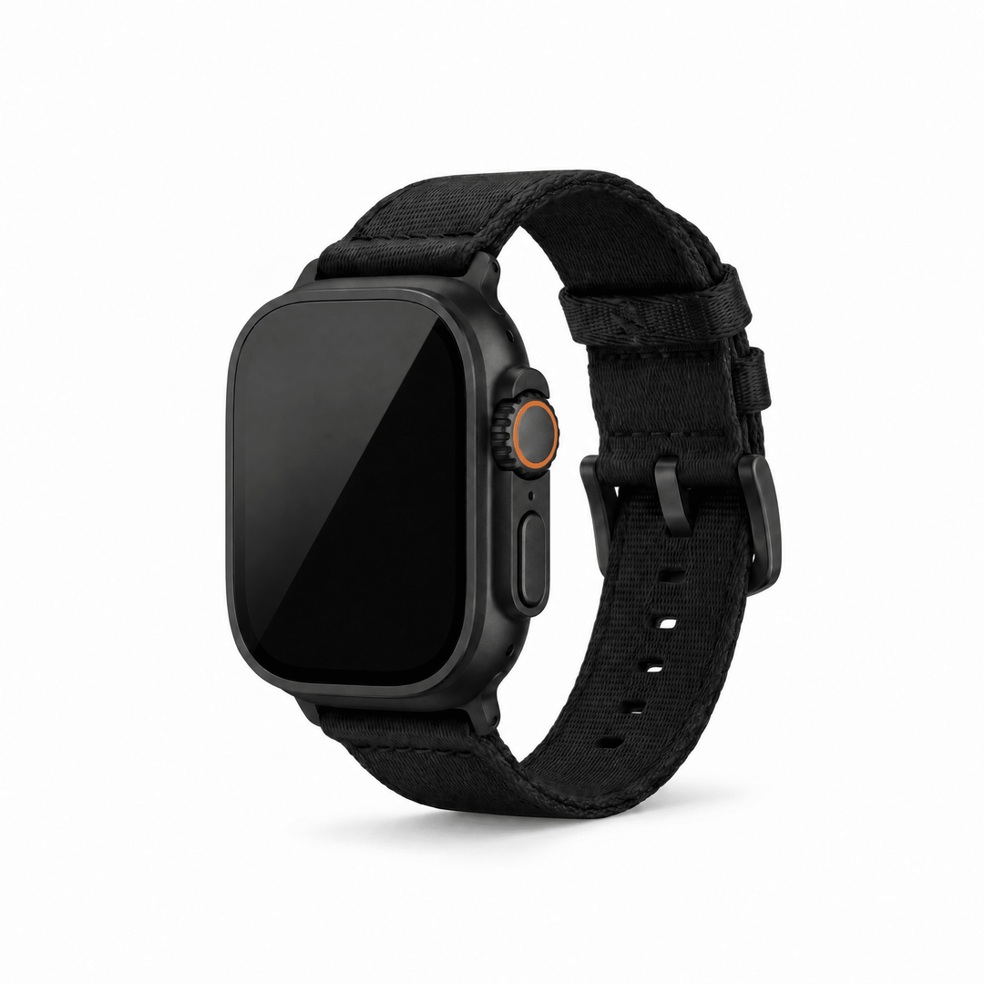 Alpha2 Band - For Apple Watch ULTRA - Black - BluShark Straps