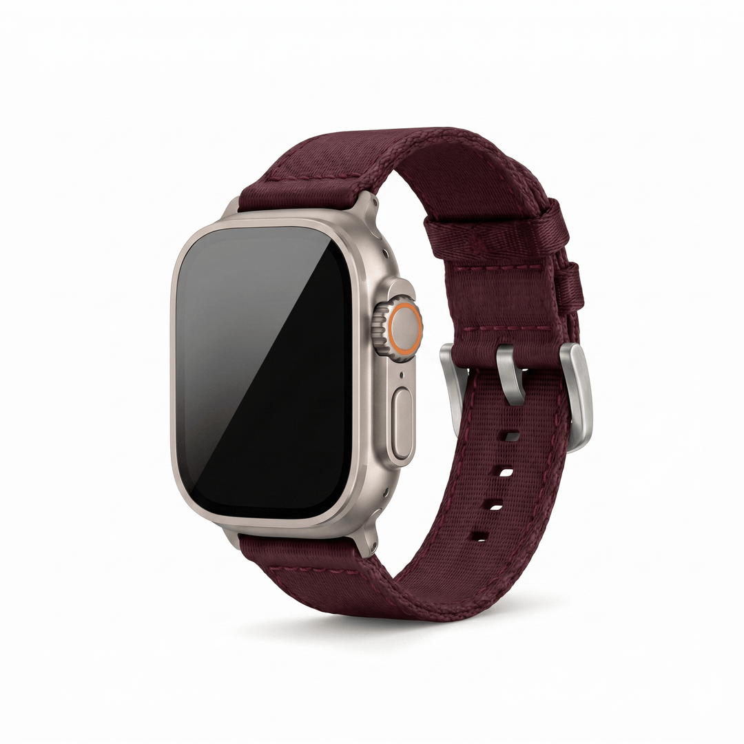 Alpha2 Band - For Apple Watch ULTRA - Burgundy - BluShark Straps