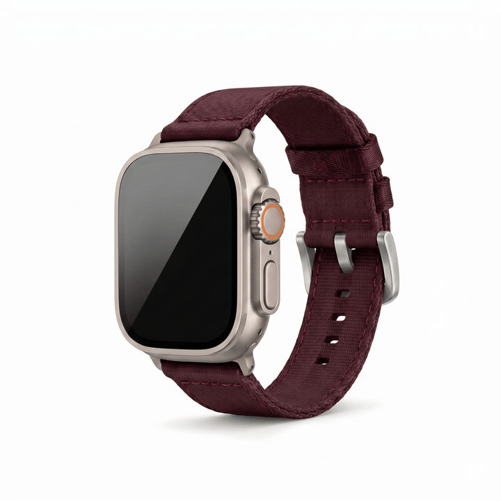 Alpha2 Band - For Apple Watch ULTRA - Burgundy - BluShark Straps