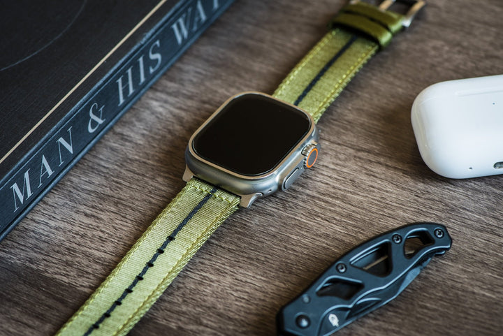Alpha2 Band - For Apple Watch ULTRA - Convoy Green - BluShark Straps