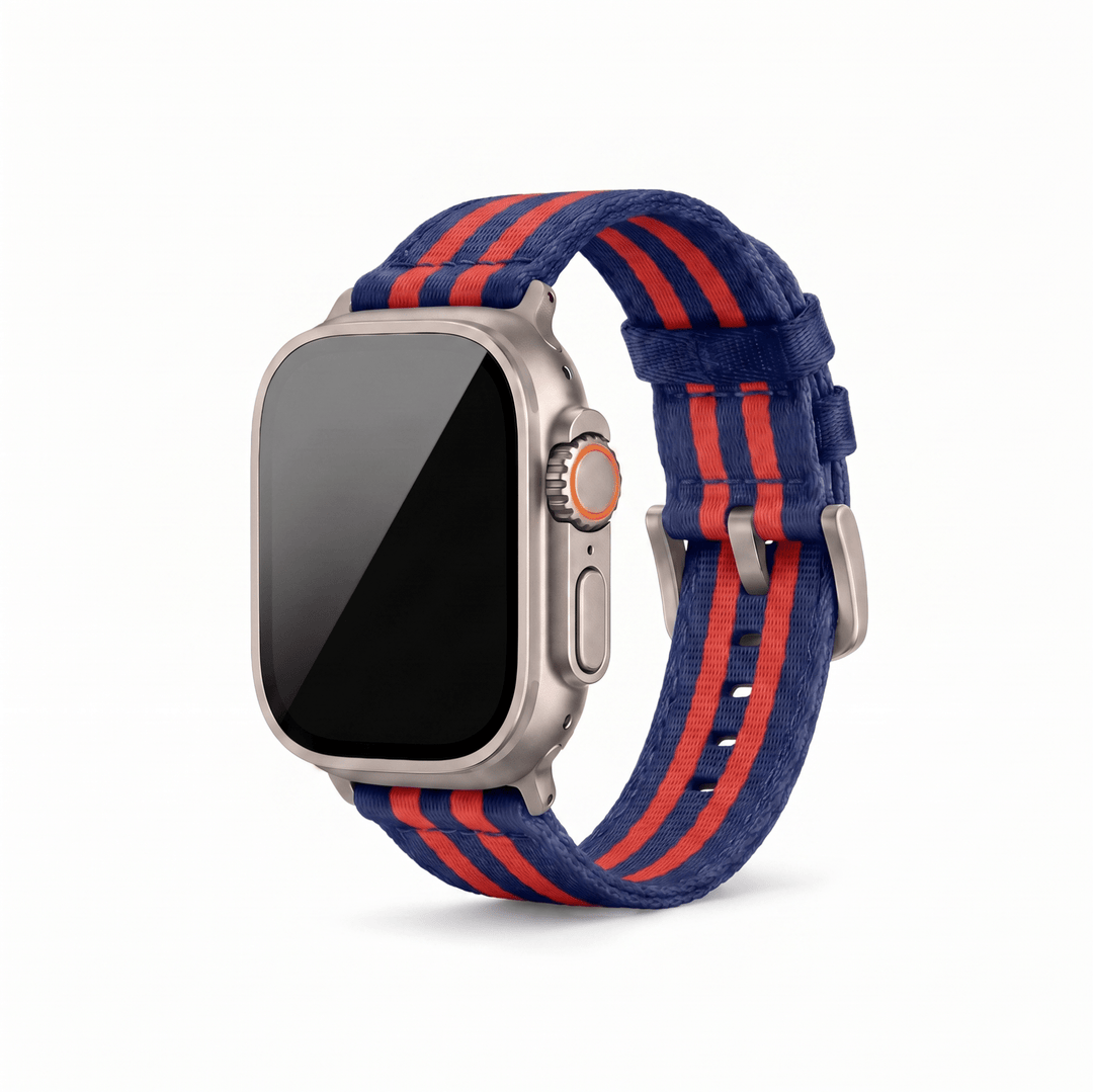 Alpha2 Band - For Apple Watch ULTRA - Pepsi - BluShark Straps