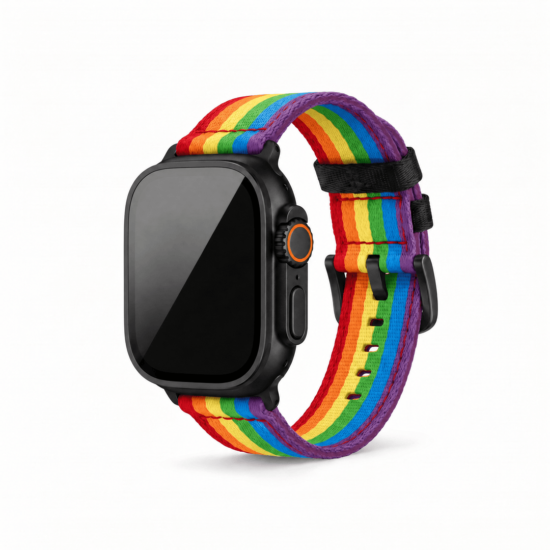 Alpha2 Band - For Apple Watch ULTRA - Rainbow - BluShark Straps