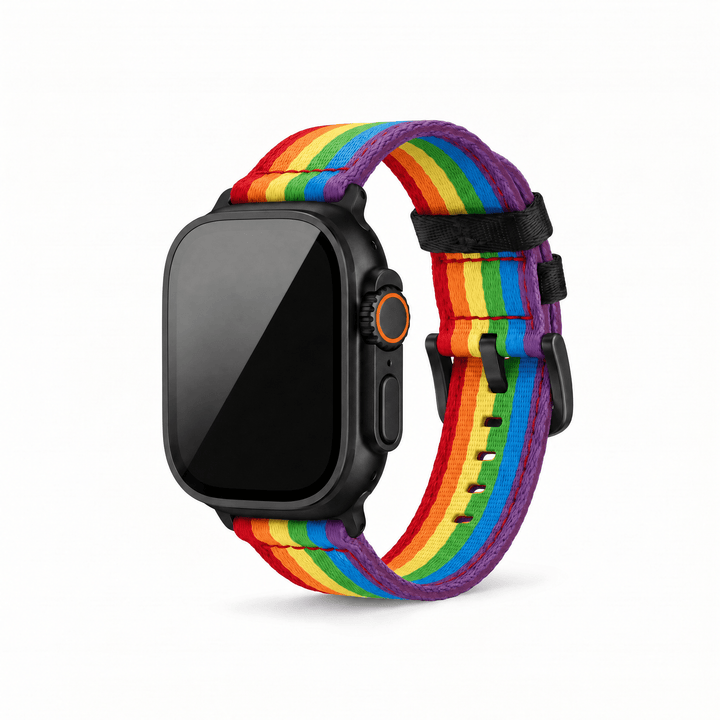 Alpha2 Band - For Apple Watch ULTRA - Rainbow - BluShark Straps
