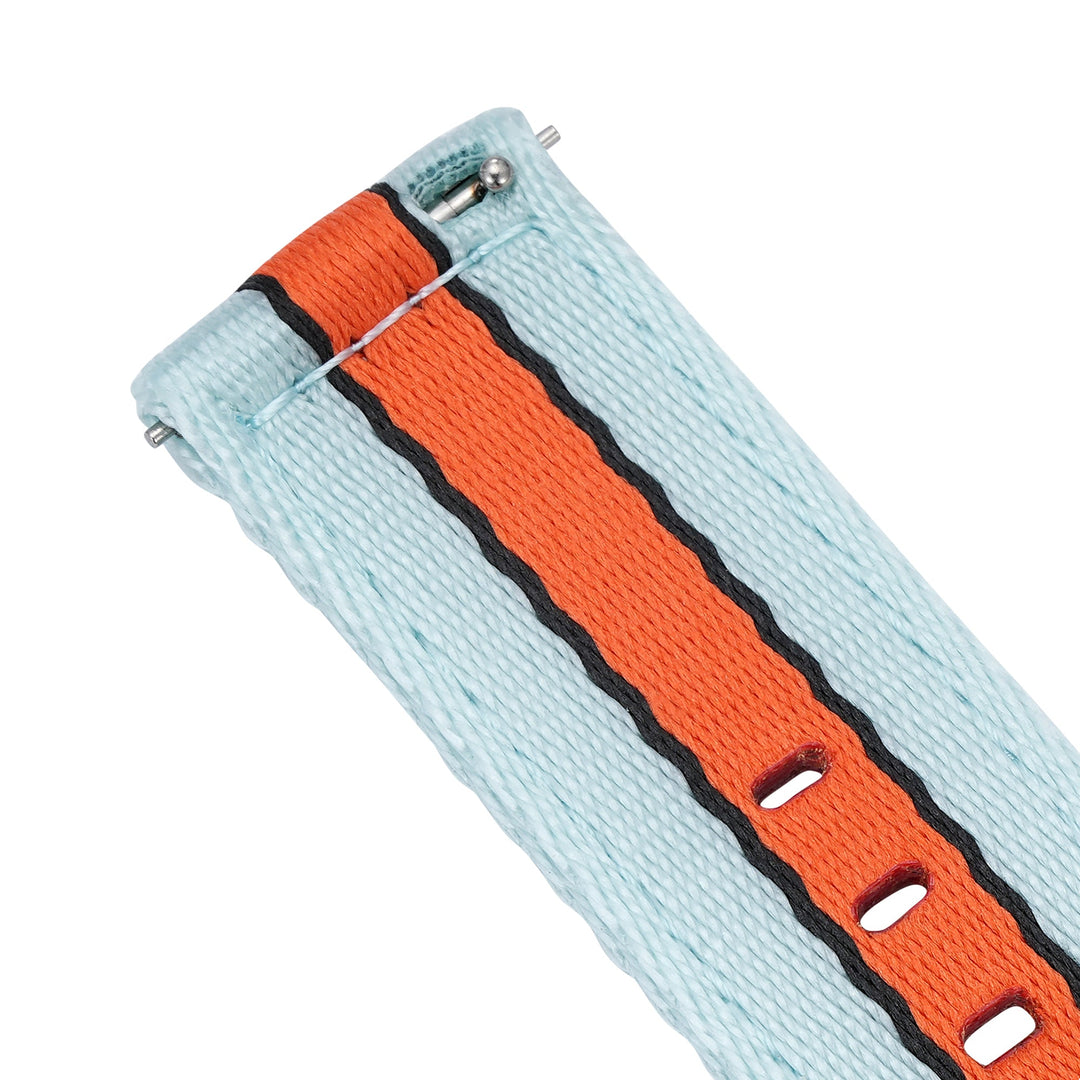 Alpha2 - Racing Stripe - Blue Orange Black - BluShark Straps