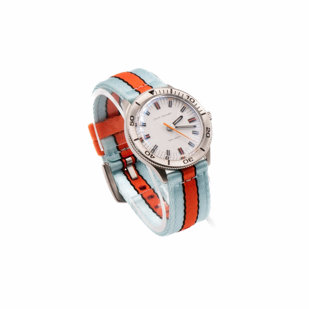 Alpha2 - Racing Stripe - Blue Orange Black - BluShark Straps