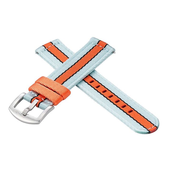 Alpha2 - Racing Stripe - Blue Orange Black - BluShark Straps