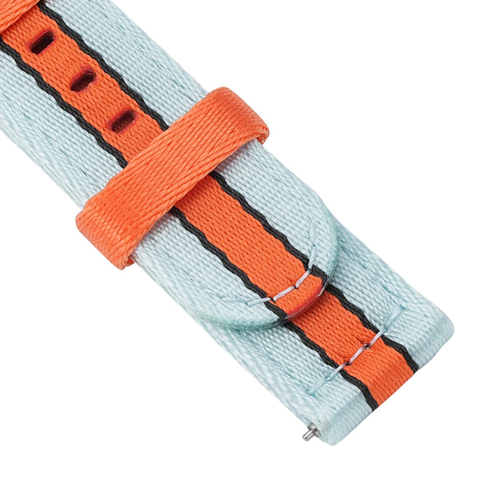 Alpha2 - Racing Stripe - Blue Orange Black - BluShark Straps