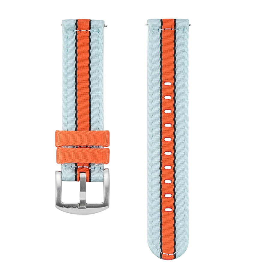 Alpha2 - Racing Stripe - Blue Orange Black - BluShark Straps