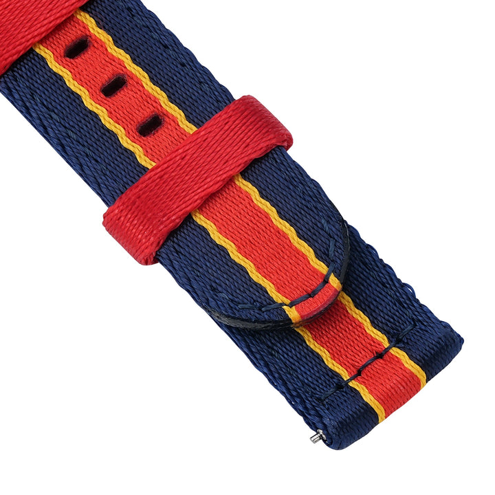 Alpha2 - Racing Stripe - Blue Red Yellow - BluShark Straps