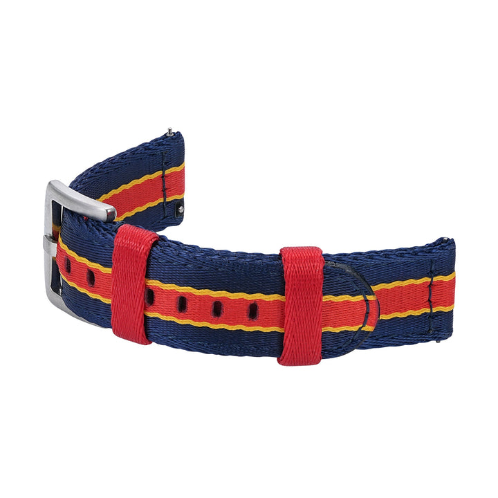 Alpha2 - Racing Stripe - Blue Red Yellow - BluShark Straps
