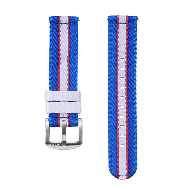 Alpha2 - Racing Stripe - Blue White Red - BluShark Straps