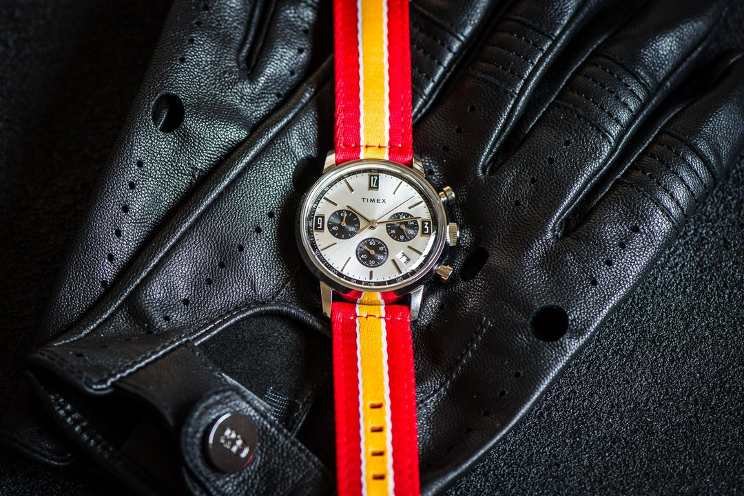 Alpha2 - Racing Stripe - Red Yellow White - BluShark Straps