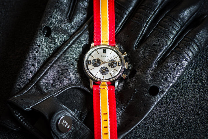 Alpha2 - Racing Stripe - Red Yellow White - BluShark Straps