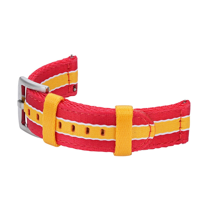 Alpha2 - Racing Stripe - Red Yellow White - BluShark Straps