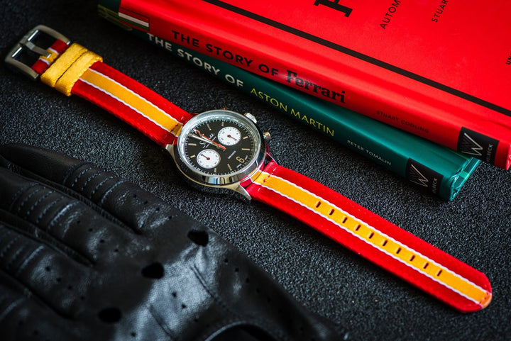 Alpha2 - Racing Stripe - Red Yellow White - BluShark Straps