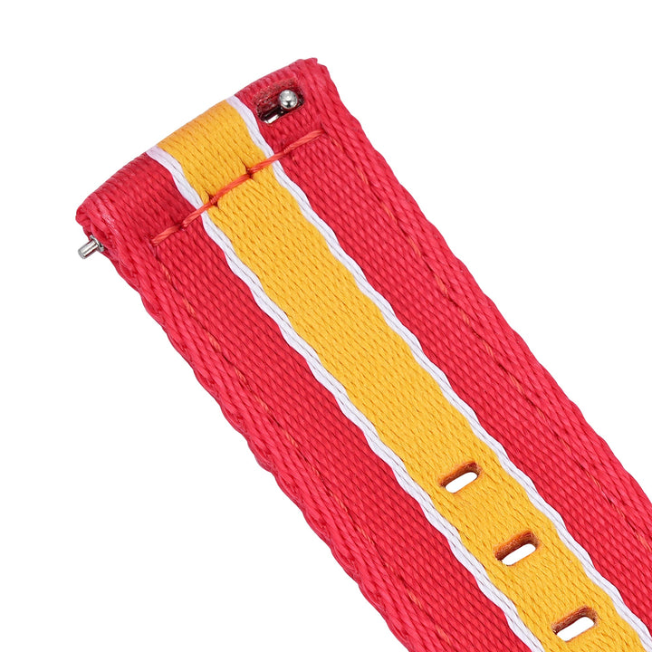Alpha2 - Racing Stripe - Red Yellow White - BluShark Straps