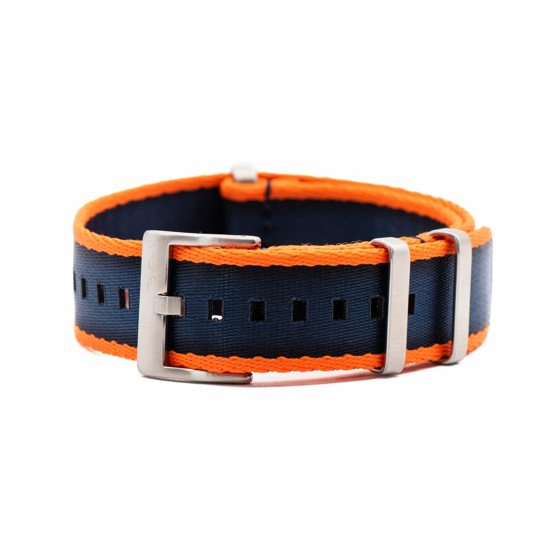 AlphaPremier - Navy & Orange - BluShark Straps