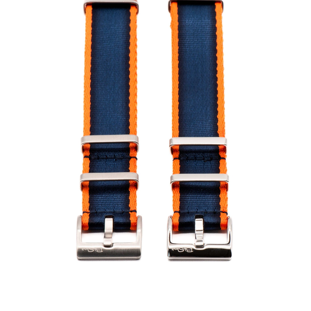 AlphaPremier - Navy & Orange - BluShark Straps