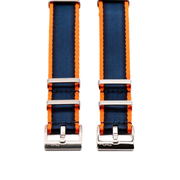 AlphaPremier - Navy & Orange - BluShark Straps