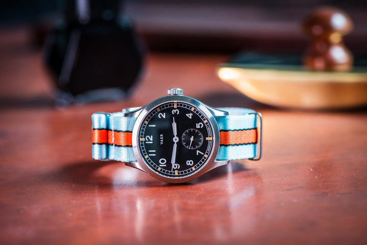 AlphaPremier - Racing Stripe - Blue Orange Black - BluShark Straps