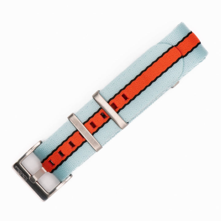AlphaPremier - Racing Stripe - Blue Orange Black - BluShark Straps