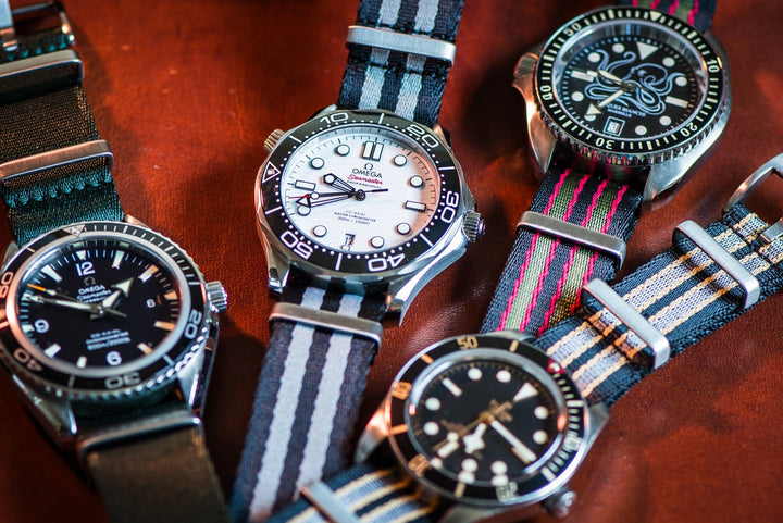 AlphaPremier - Racing Stripe - Blue Orange Black - BluShark Straps