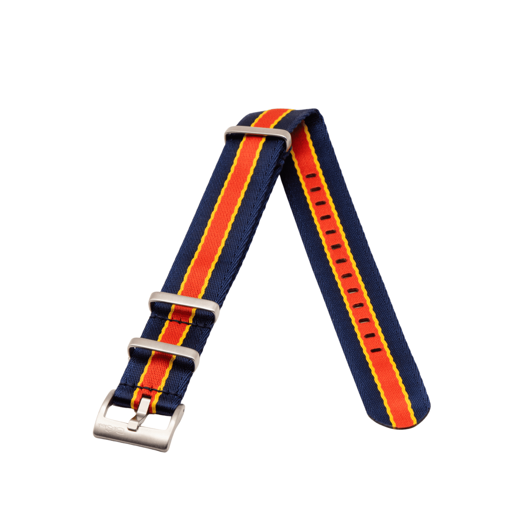 AlphaPremier - Racing Stripe - Blue Red Yellow - BluShark Straps