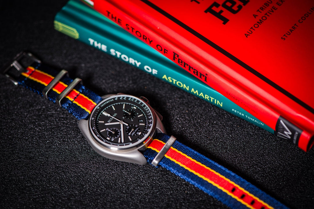 AlphaPremier - Racing Stripe - Blue Red Yellow - BluShark Straps