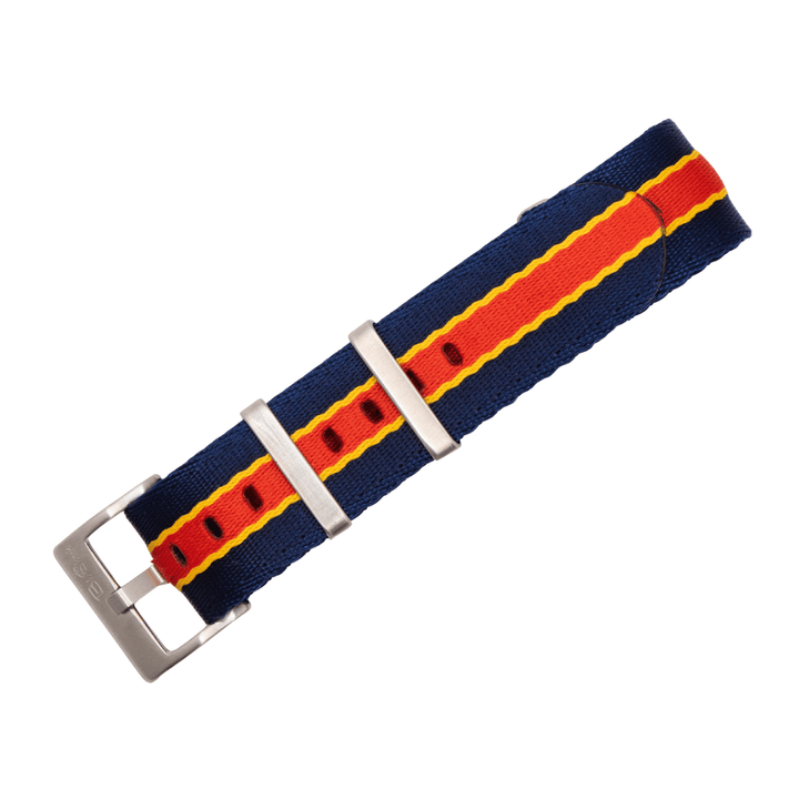 AlphaPremier - Racing Stripe - Blue Red Yellow - BluShark Straps