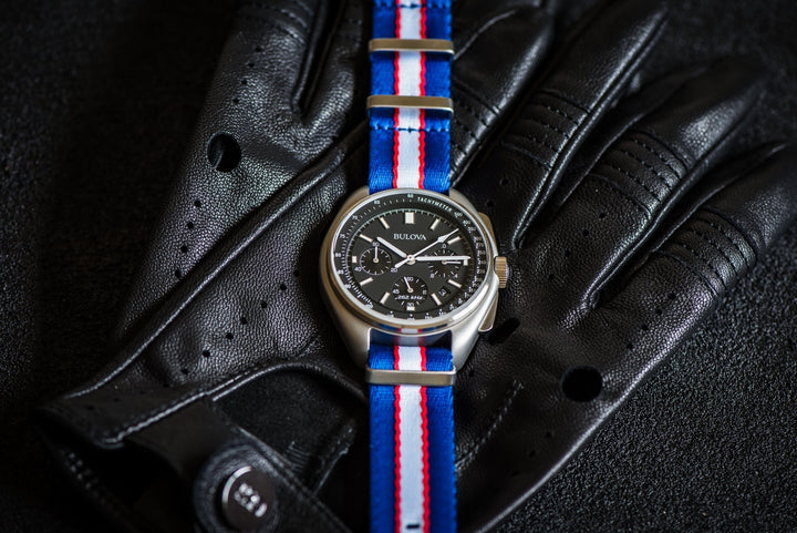 AlphaPremier - Racing Stripe - Blue White Red - BluShark Straps