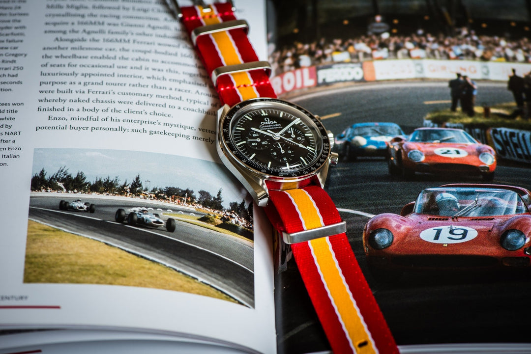 AlphaPremier - Racing Stripe - Red Yellow White - BluShark Straps