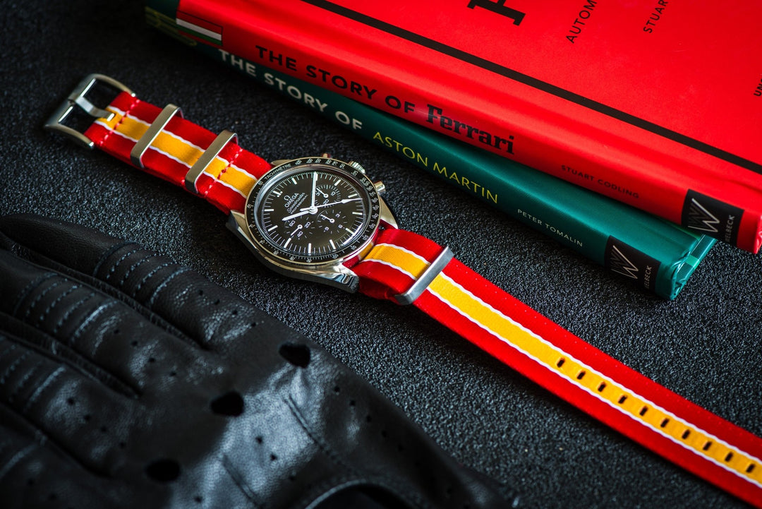 AlphaPremier - Racing Stripe - Red Yellow White - BluShark Straps