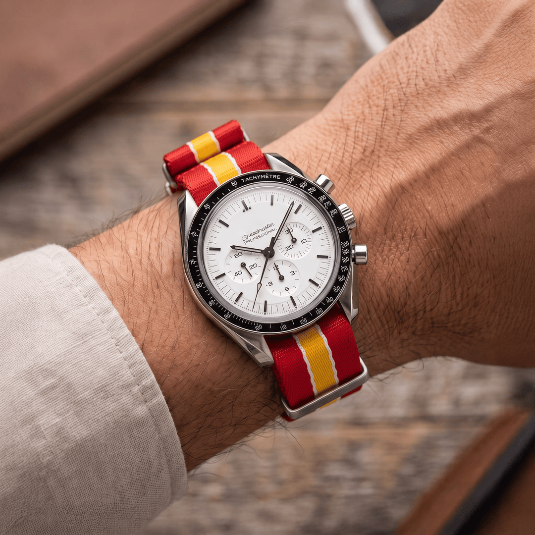 AlphaPremier - Racing Stripe - Red Yellow White - BluShark Straps