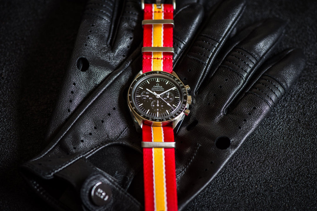 AlphaPremier - Racing Stripe - Red Yellow White - BluShark Straps