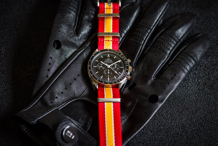 AlphaPremier - Racing Stripe - Red Yellow White - BluShark Straps