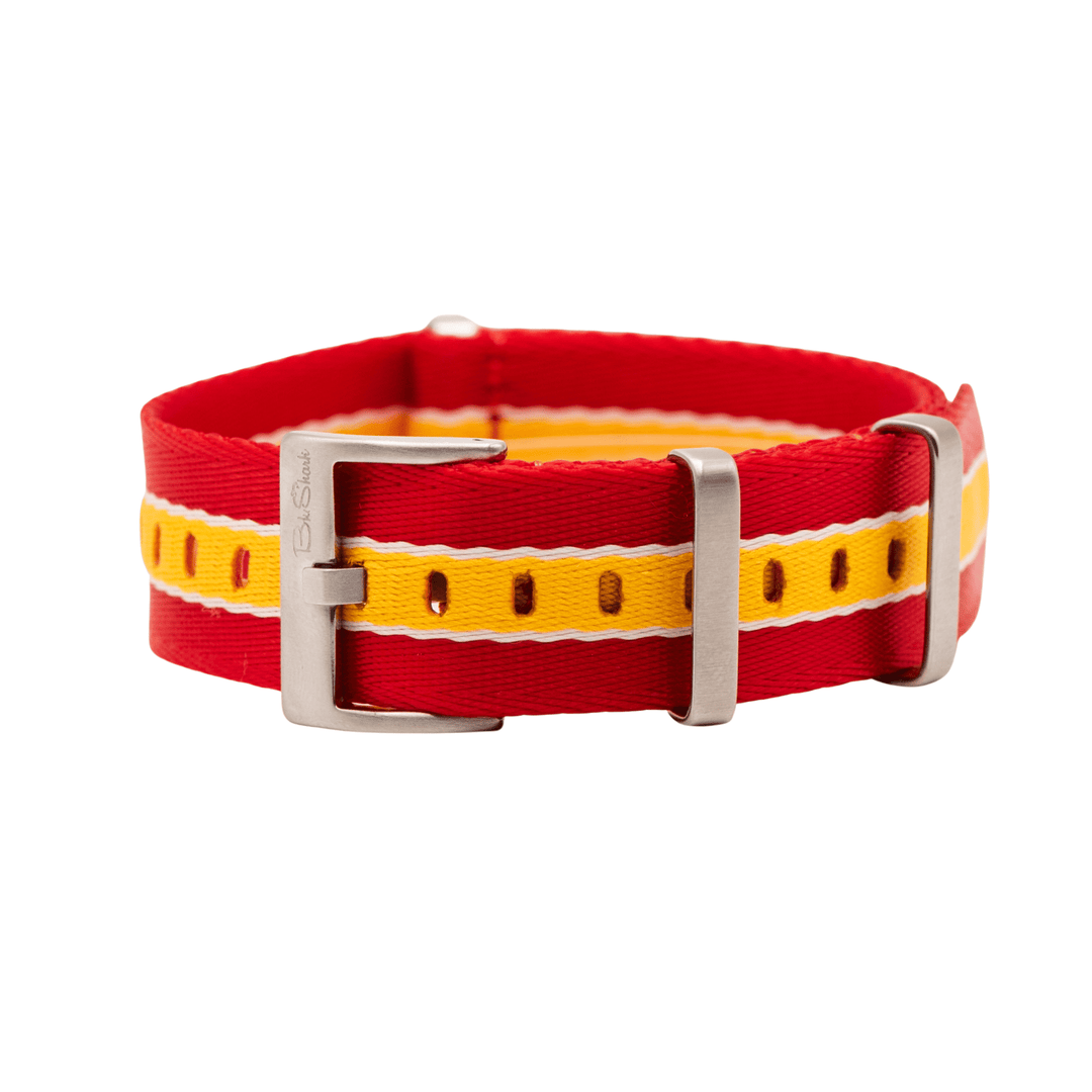 AlphaPremier - Racing Stripe - Red Yellow White - BluShark Straps