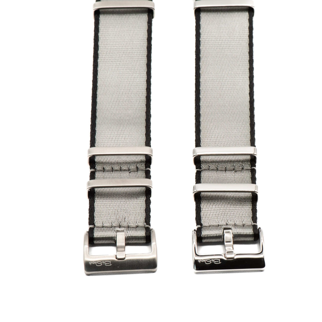 AlphaPremier - Silver & Black - BluShark Straps