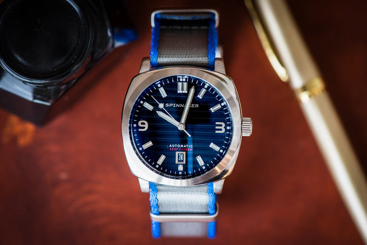 AlphaPremier - Silver & Blue - BluShark Straps