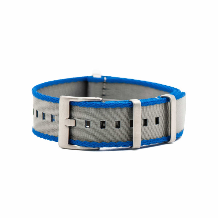 AlphaPremier - Silver & Blue - BluShark Straps
