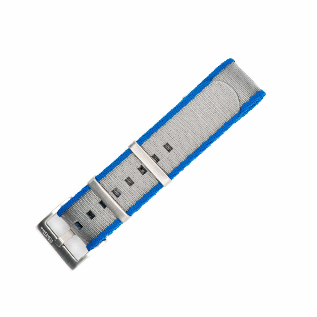 AlphaPremier - Silver & Blue - BluShark Straps