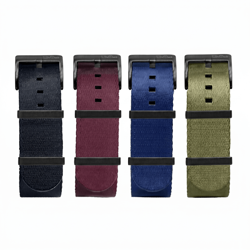 AlphaPremier - Solid Naturals - 4 Pack Bundle - BluShark Straps