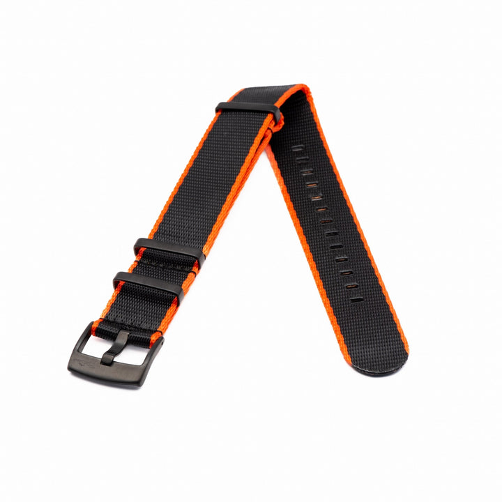 AlphaShark - Black & Orange - BluShark Straps