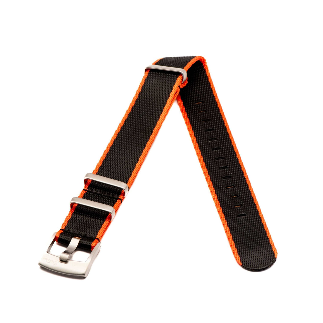 AlphaShark - Black & Orange - BluShark Straps