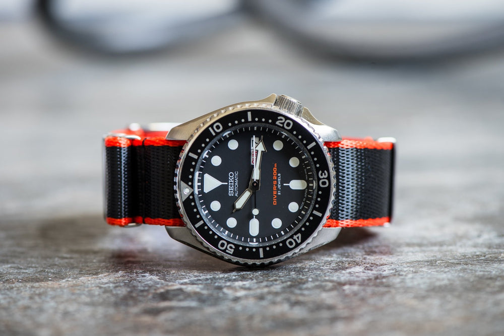 AlphaShark - Black & Orange - BluShark Straps