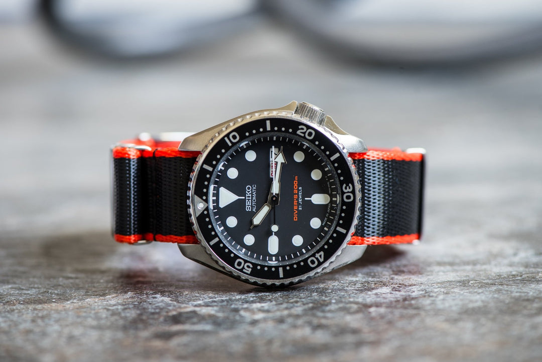 AlphaShark - Black & Orange - BluShark Straps